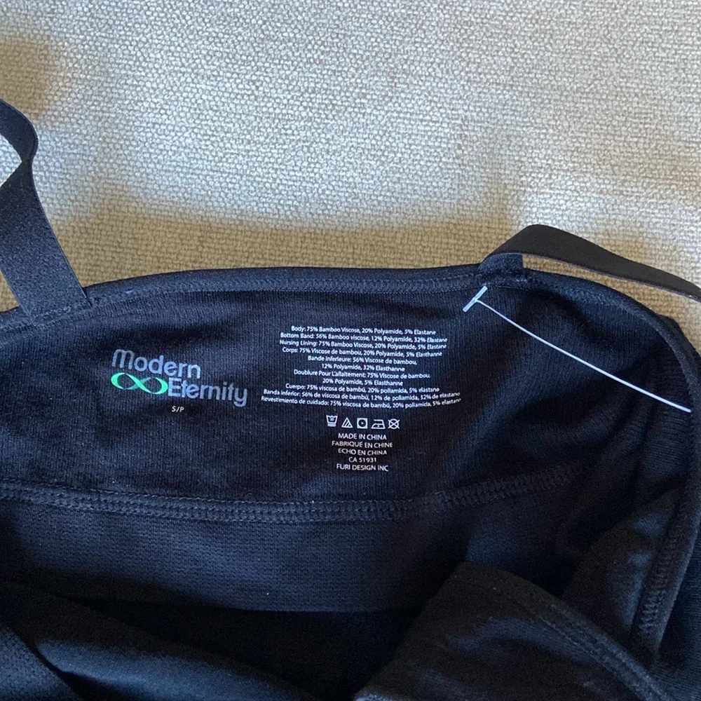 NWT black Hannah Yoga Nursing Tank by Modern Eternity, size S. - Picture 10 of 13